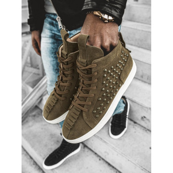 Sale: Men's khaki sports style boots Derol