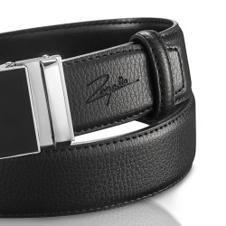 Vyriškas odinis diržas su automatine sagtimi Darryl (juodas)