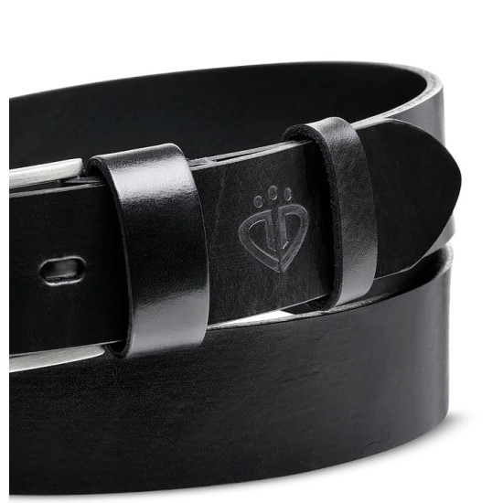 Mens Leather Belt Zagat (Black) K1-CZ-00-35 - Accessories for men Mens Leather Belt Zagat (Black) K1-CZ-00-35 Premium