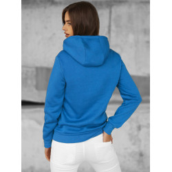 Akcija: Mėlynas moteriškas džemperis su gobtuvu Molin