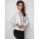 Womens white jumper Sater JS/HH020/45 - Jumpers Womens white jumper Sater JS/HH020/45