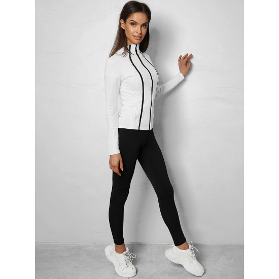 Womens white jumper Sater JS/HH020/45 - Jumpers Womens white jumper Sater JS/HH020/45