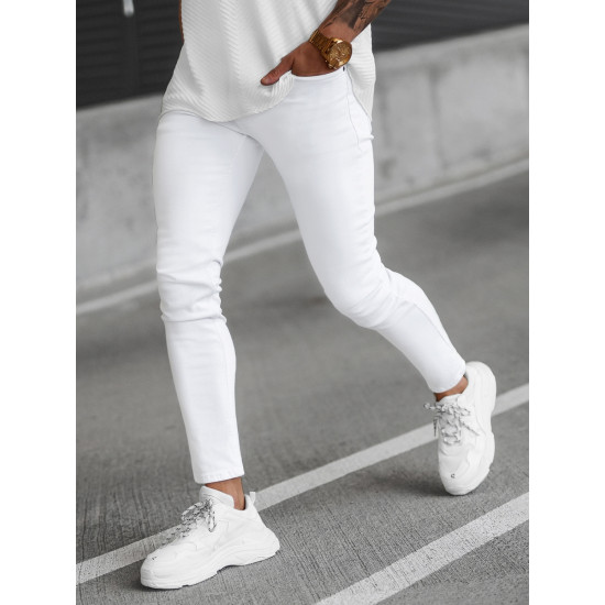 Jeans white Suran E/5348/01Z - Trousers Jeans white Suran E/5348/01Z
