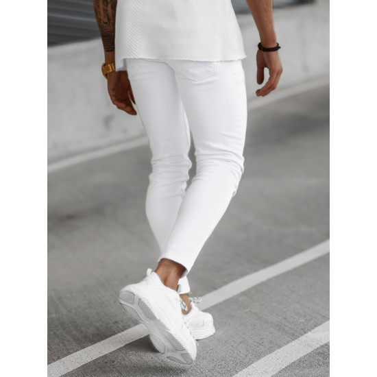 Jeans white Suran E/5348/01Z - Trousers Jeans white Suran E/5348/01Z