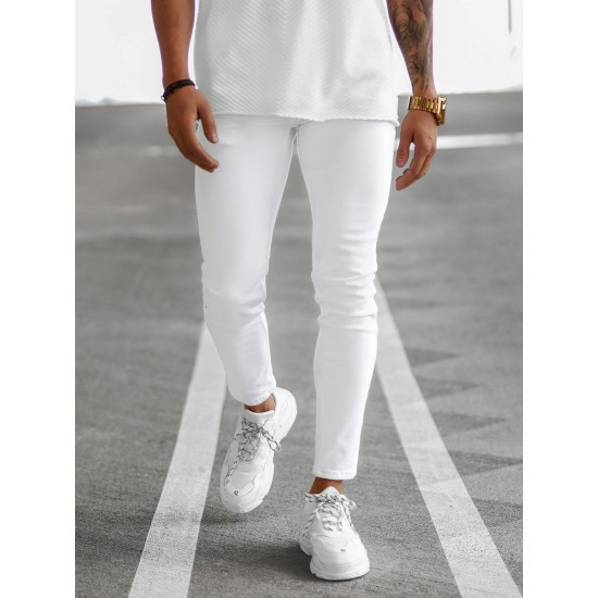 Jeans white Suran E/5348/01Z - Trousers Jeans white Suran E/5348/01Z
