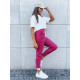 Pink casual trousers Mumer UY1633 - Jeans and Trousers Pink casual trousers Mumer UY1633
