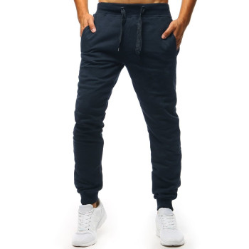 Dark blue slim leisure pants Gerol