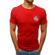 Raudoni vyriški marškinėliai Herbas
