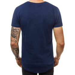 Tamsiai mėlyni vyriški marškinėliai Autoritetas