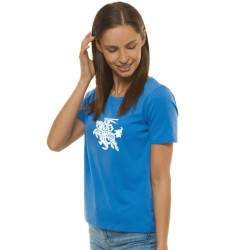 Moteriški mėlynos spalvos marškinėliai Vytis