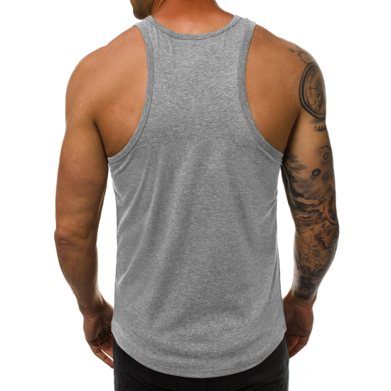 Men's sleeveless gray T-shirt Romul JS/99002