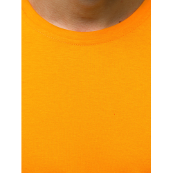 Vyriški marškinėliai šviesiai oranžinės spalvos Loget