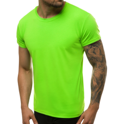 Vyriški marškinėliai šviesiai žalios spalvos Loget