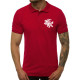 Vyriški raudoni polo marškinėliai Vytis