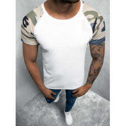 Balti/kamufliažiniai vyriški marškinėliai Dilan