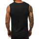 Sleeveless black men's t-shirt Look JS/99001