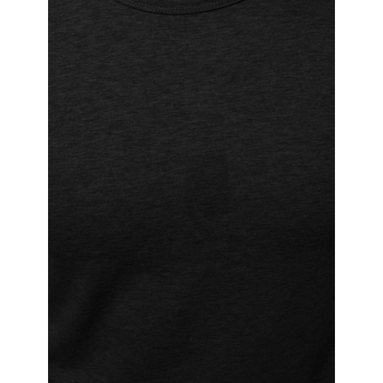 Sleeveless black men's t-shirt Look JS/99001