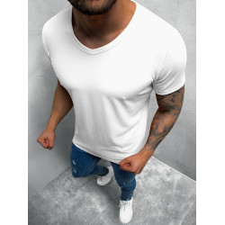 Vyriški baltos spalvos marškinėliai Dimel