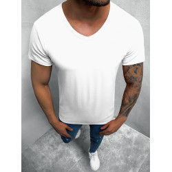 Vyriški baltos spalvos marškinėliai Dimel