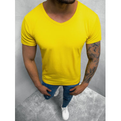 Vyriški geltonos spalvos marškinėliai Dimel
