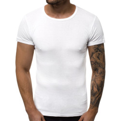 Balts vīriešu T-krekls Lika