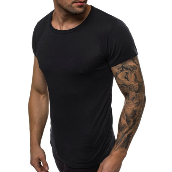 Juodi vyriški marškinėliai Lika JS/712005