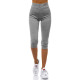 Naisten leggingsit harmaa Sim JS/1045/A3 - Farkut ja housut Naisten leggingsit harmaa Sim JS/1045/A3