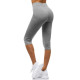 Naisten leggingsit harmaa Sim JS/1045/A3 - Farkut ja housut Naisten leggingsit harmaa Sim JS/1045/A3
