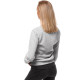 Šviesiai pilkas moteriškas džemperis be gobtuvo No drama Llama JS/W01 Premium