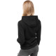 Black womens hooded sweatshirt Llama JS/W02 - Jumpers Black womens hooded sweatshirt Llama JS/W02 Premium