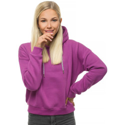 Akcija Tamsiai violetinės spalvos moteriškas džemperis Rema
