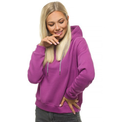 Akcija Tamsiai violetinės spalvos moteriškas džemperis Rema
