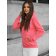 Koralowy sweter damski z kapturem Molin JS/W02 - Skoczki Koralowy sweter damski z kapturem Molin JS/W02