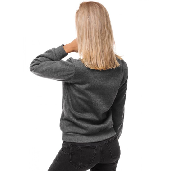 Tamsiai pilkas moteriškas džemperis be gobtuvo Lama JS/W01 Premium