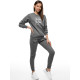 Womens gray jumper MAMA JS/W01 - Jumpers Womens gray jumper MAMA JS/W01