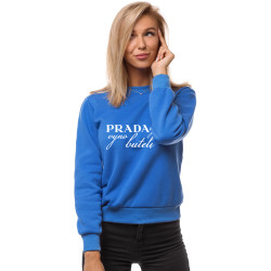 Moteriškas mėlynas džemperis Prada