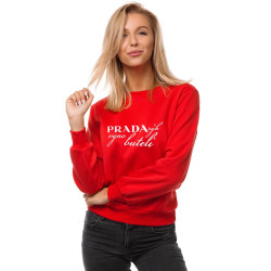 Moteriškas raudonas džemperis Prada
