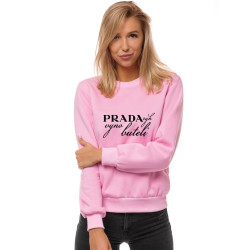 Moteriškas rožinis džemperis Prada