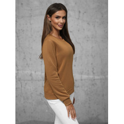 Moteriškas rudas džemperis plonas Kober
