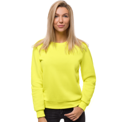Akcija Moteriškas geltonas neoninis džemperis Kober