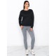 Womens black jumper Kober JS/W01 - Jumpers Womens black jumper Kober JS/W01