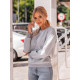 Womens grey jumper Kober JS/W01 - Jumpers Womens grey jumper Kober JS/W01
