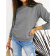 Womens gray sweater Spring BY0593 - Jumpers Womens gray sweater Spring BY0593