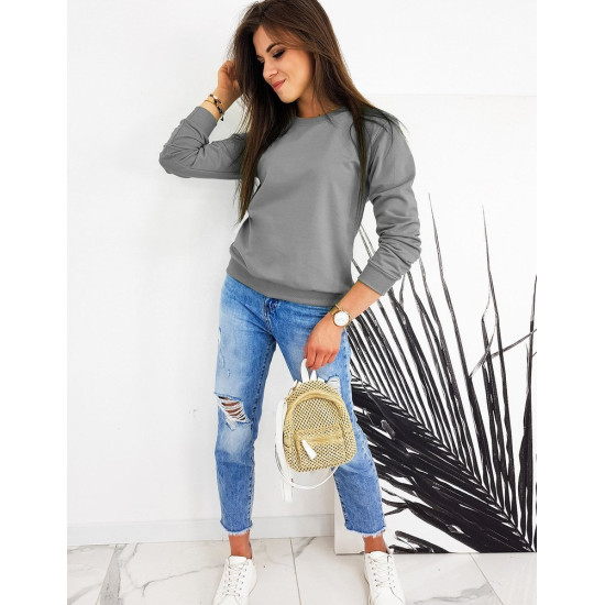 Womens gray sweater Spring BY0593 - Jumpers Womens gray sweater Spring BY0593