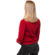 Womens burgundy jumper Kober JS/W01 - Jumpers Womens burgundy jumper Kober JS/W01