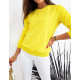 Women's yellow jumper Spring