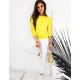 Womens yellow jumper Spring BY0431 - Jumpers Womens yellow jumper Spring BY0431