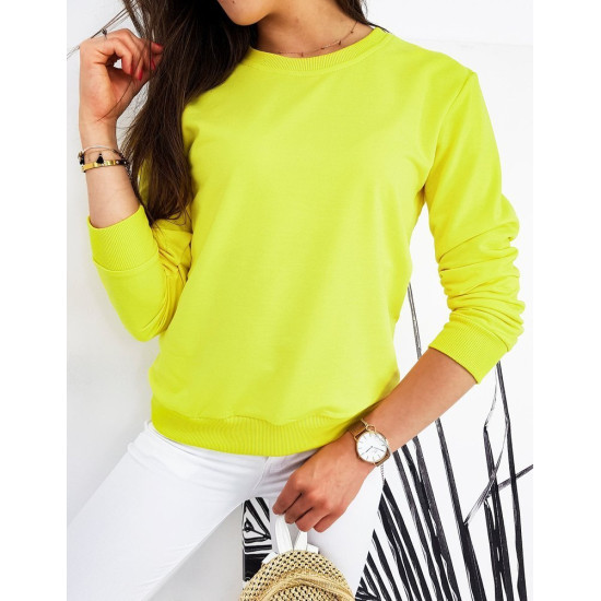 Womens neon yellow jumper Spring BY0433 - Jumpers Womens neon yellow jumper Spring BY0433