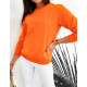 Womens orange jumper Spring BY0426 - Jumpers Womens orange jumper Spring BY0426