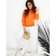 Womens orange jumper Spring BY0426 - Jumpers Womens orange jumper Spring BY0426